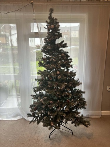 7ft artificial christmas - artificial,