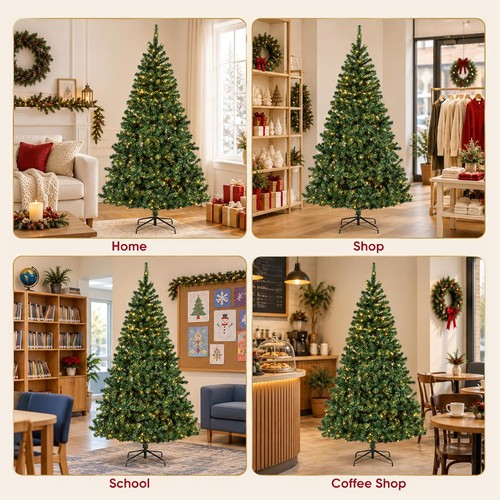 Artificial 7ft green christmas - 7ft,