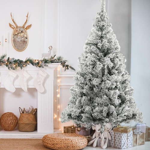 Luxury snow flocked christmas - flocked,