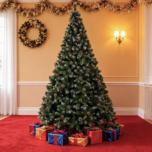 7ft christmas tree with - 6/7ft,