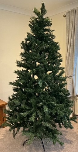 7ft 1m green christmas - green,