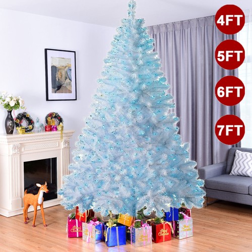 White christmas tree 6 7ft - christmas,