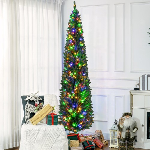 Led slim christmas tree - tree, with