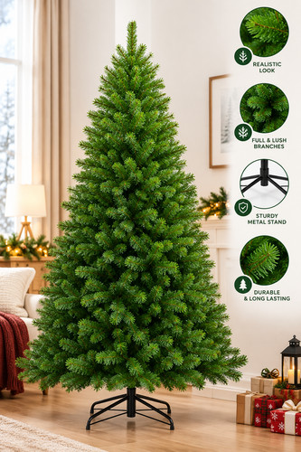 Christmas tree 5ft 6ft 7ft - christmas,