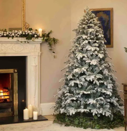 White christmas tree 7ft - christmas,