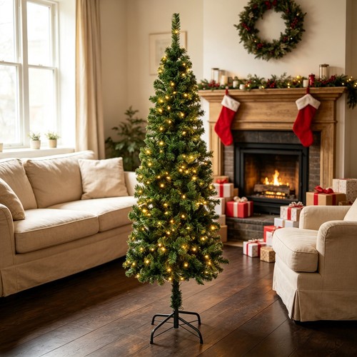 Slim pencil christmas tree - slim,