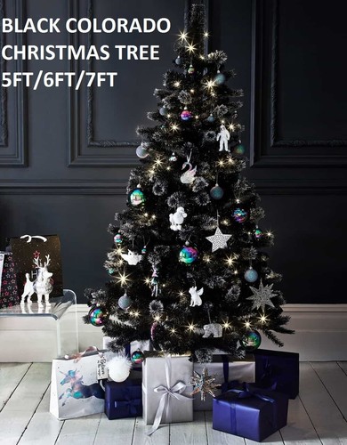 Black artificial christmas - black,